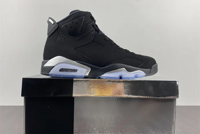 air jordan 6 Ch*0me black metallic silver dx2836 001