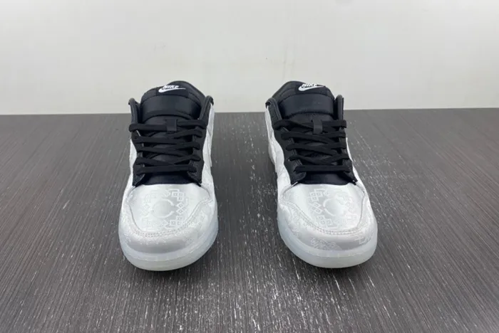 CLOT fragment Nike Dunk Low Colorway White/Black FN0315-110