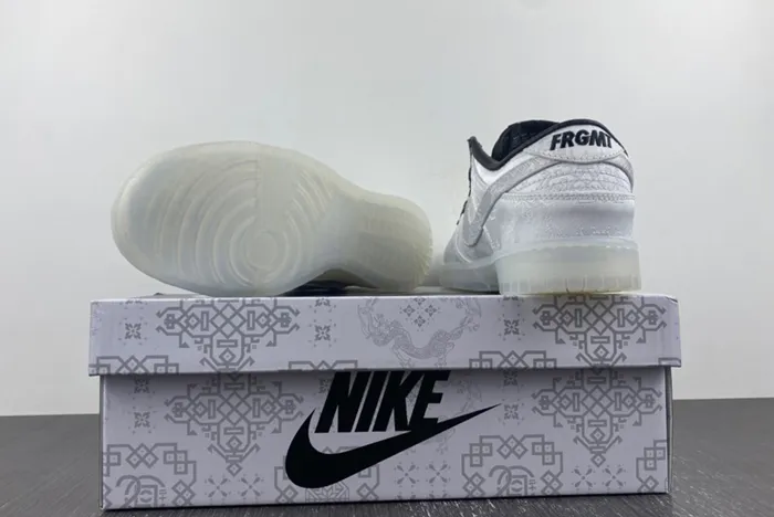CLOT fragment Nike Dunk Low Colorway White/Black FN0315-110