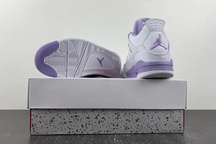 Air Jordan 4 White Purple CT8527-115